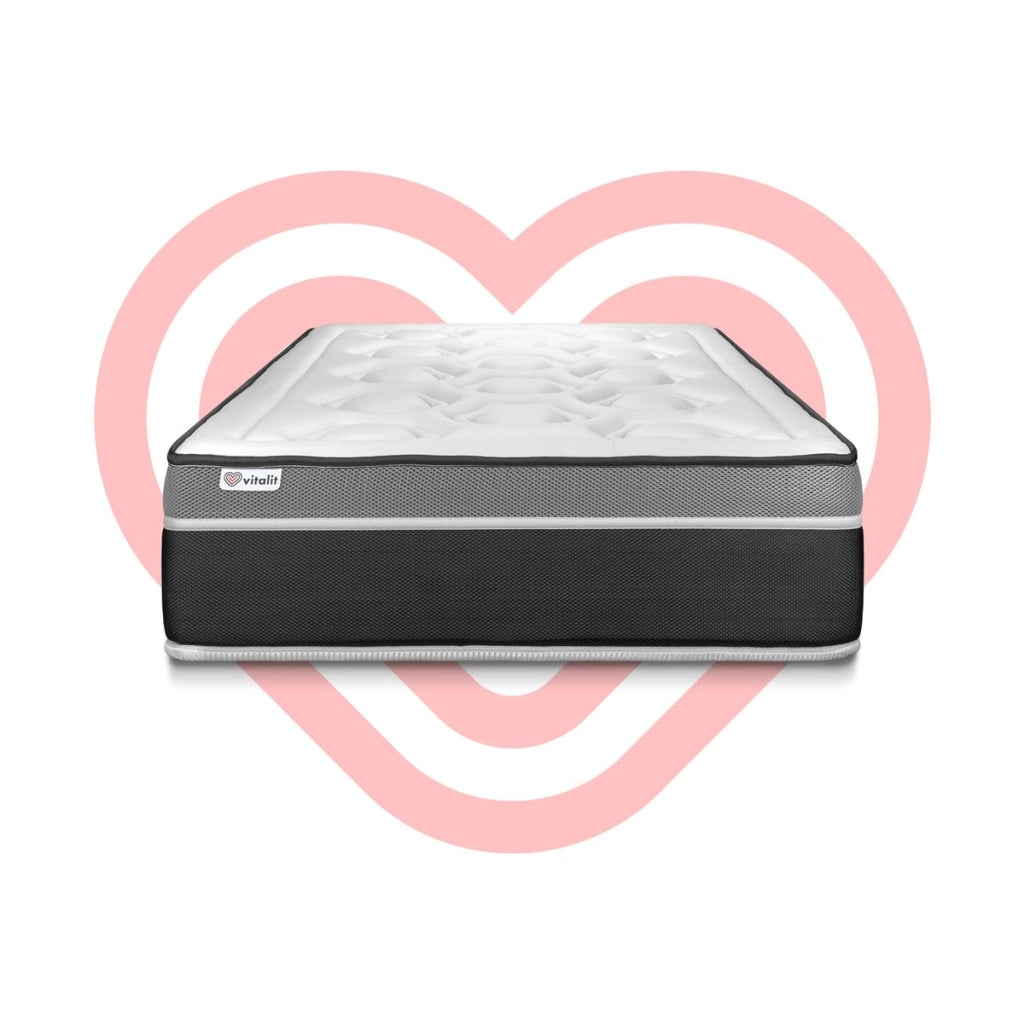 Materasso 105x190 cm Molle insacchettate e memory foam - Vital Care