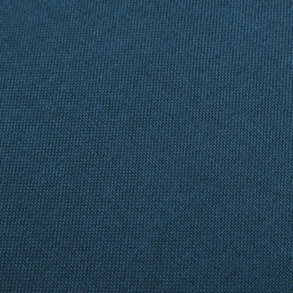 Sgabelli da Bar 2 pz Blu in Tessuto 289371