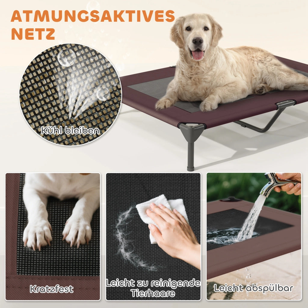Cuccia per Cani con Tetto ¨C Minimal ¨C 106x76x99 cm Marrone