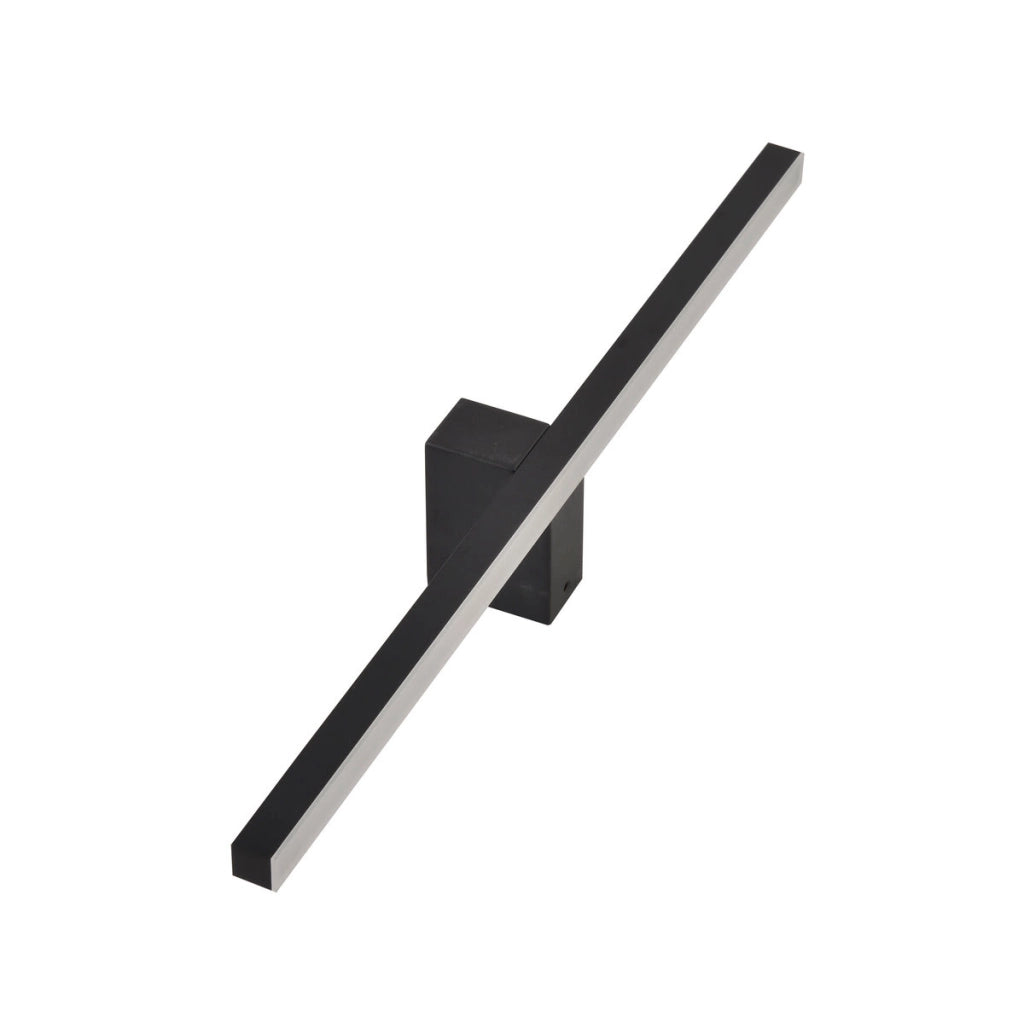 Applique bagno Nevada L LED 20W nera IP44 Light Prestige