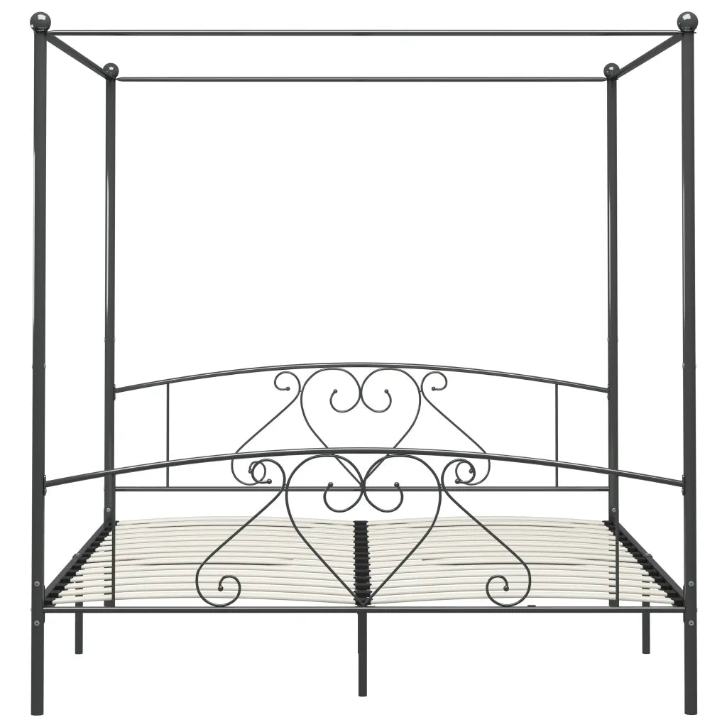 Giroletto Baldacchino senza Materasso 200x200 cm Metallo 284446