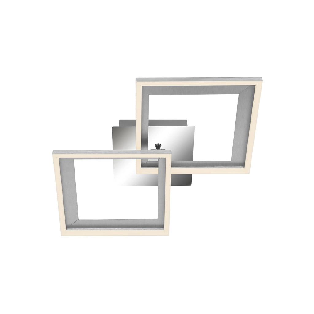 Applique Moderna Frame Metallo Cromo 44Cm Led Integrato 22W 3000K