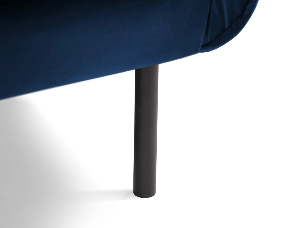 Cosmopolitan Design - Poltrona "Vienna" in velluto blu reale 