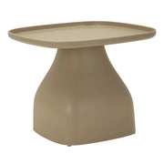 Tavolino VKH712, Grigio, Plastica, 38x48x48 cm