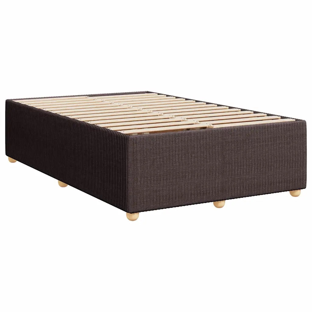 Giroletto senza Materasso Marrone Scuro 120x200 cm Tessuto 3284931