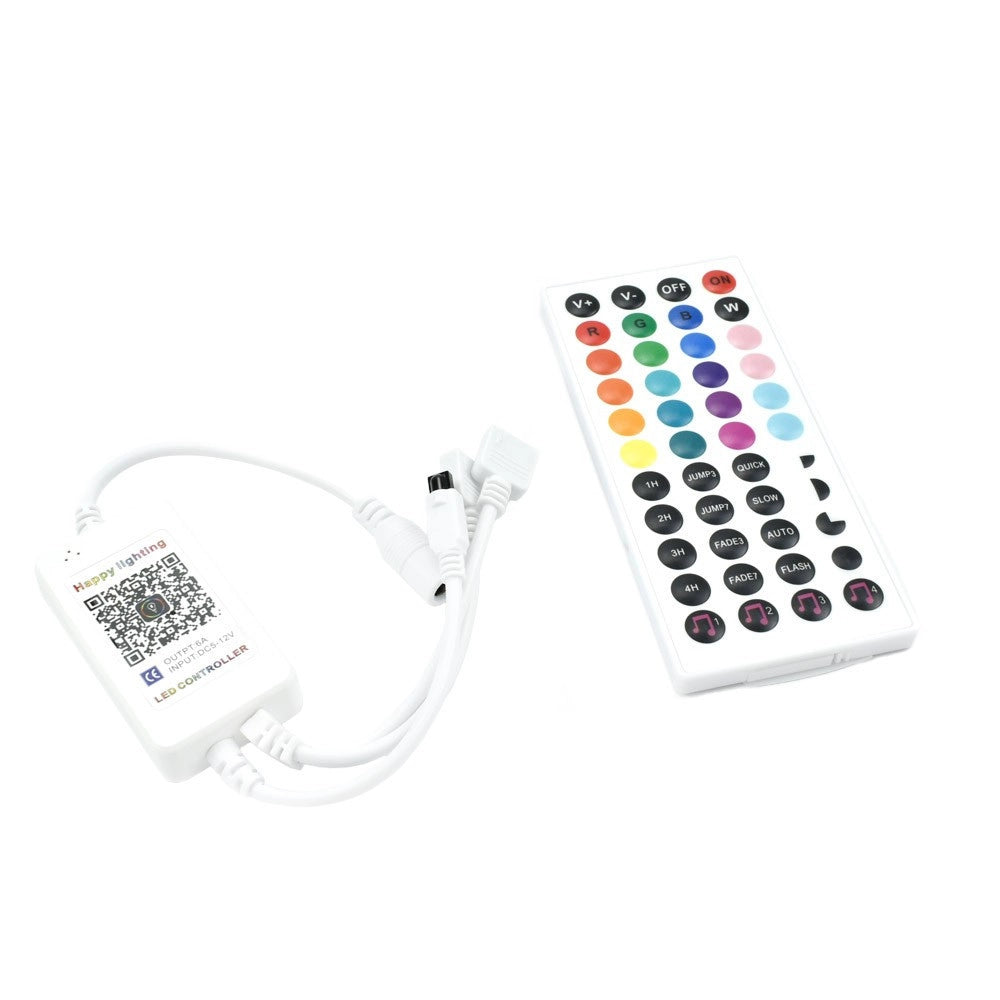 Trade Shop - Controller Wi-fi Wireless Con Telecomando Per Striscia Led Rgb 12v 6a Q-dl50 -