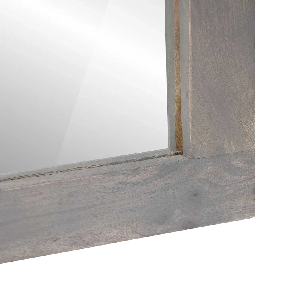 Specchio da bagno con specchio Grigio 70 x 50 x 2,5 cm 4018803