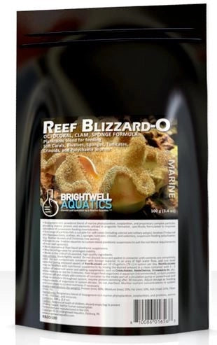 Brightwell Aquatics Reef Blizzard-O 50gr - miscela planctonica per coralli molli e spugne