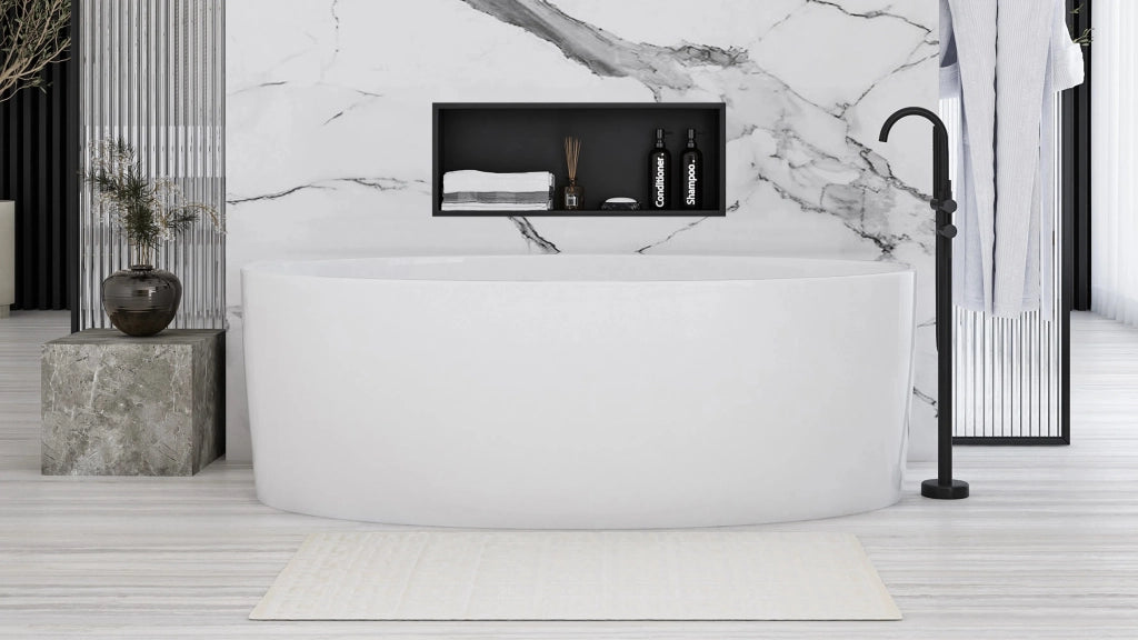 Mensola Bagno 30x60 Black Matt