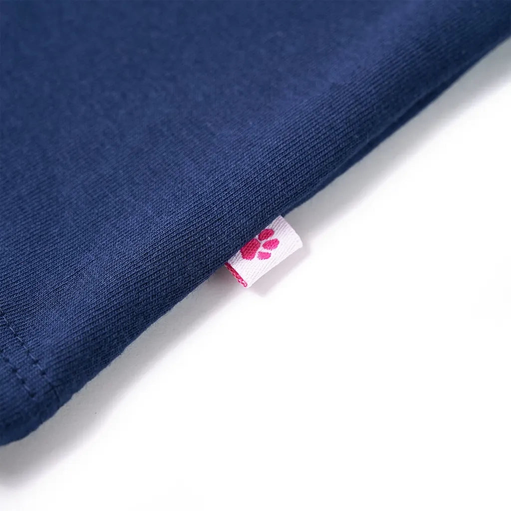 Maglietta da Bambina Blu Marino 140