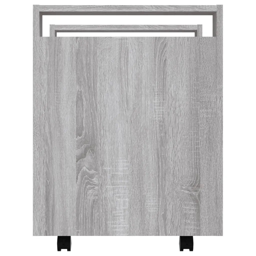 Carrello Scrivania Grigio Sonoma 60x45x60 cm Legno Multistrato CFW8059547
