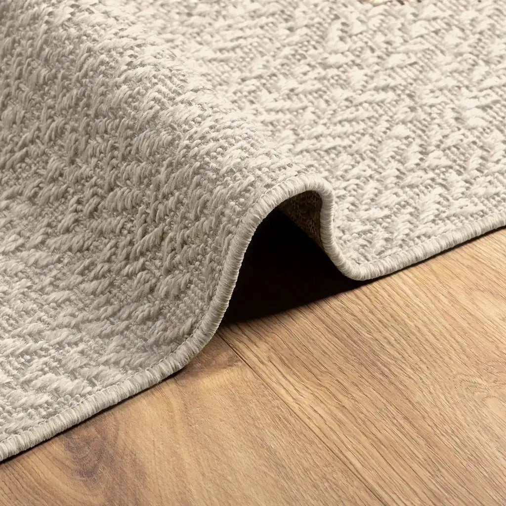 Tappeto ZIZUR Crema 80x150 cm Aspetto Iuta Interni ed Esterni 4010372