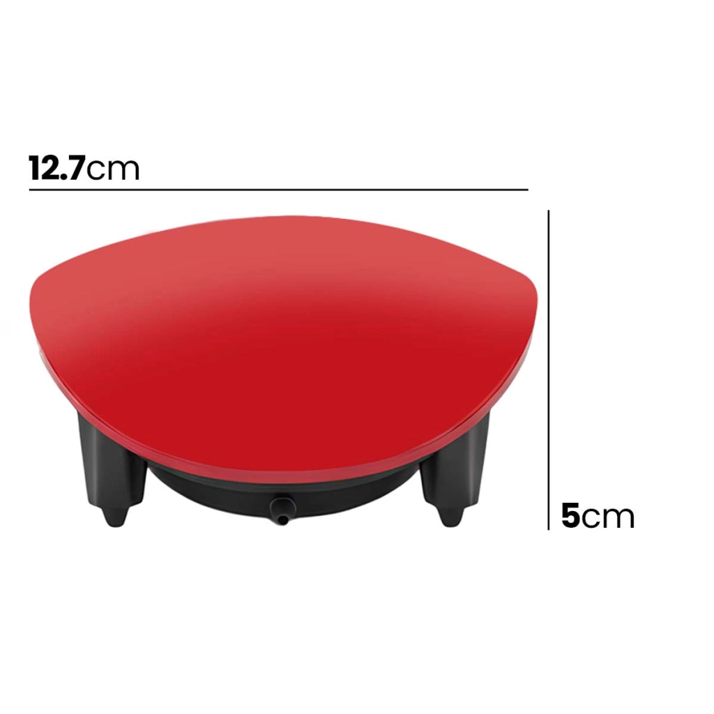 Pompa d'aria per acquario 1,5 W compatta a basso rumore Rosso / Nero Avizar