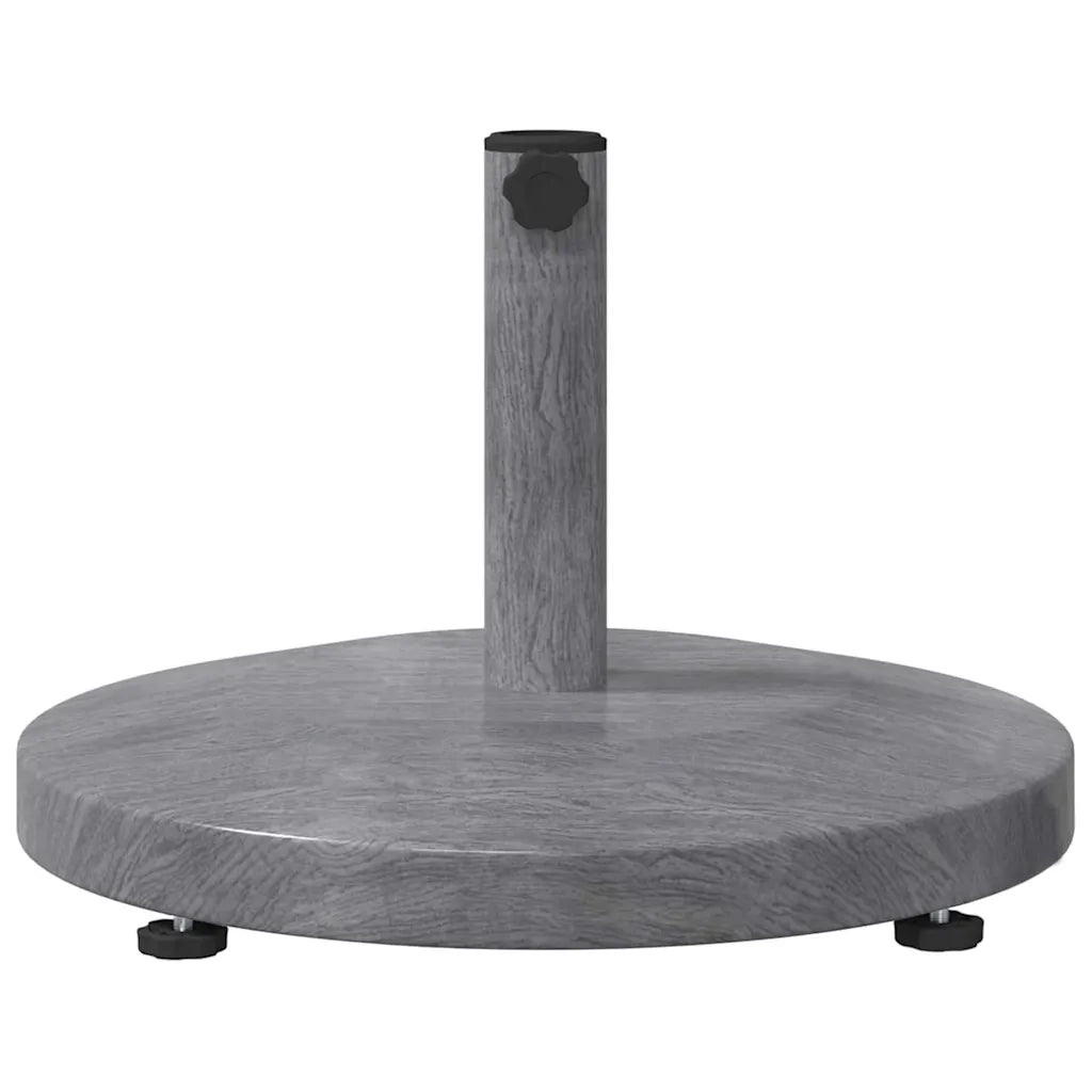 Base per ombrellone Aspetto Legno Grigio Scuro 48 x 48 x 32 cm 42010010