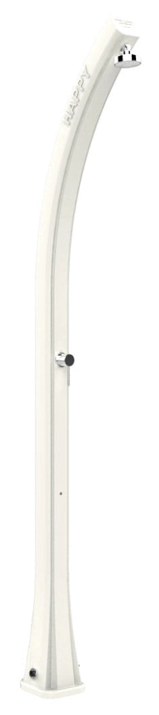 Doccia Solare da Esterno Giardino 23L Miscelatore Arkema Happy Bianco