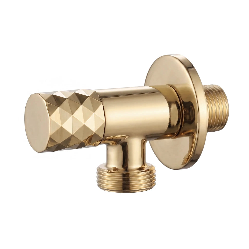 Valvola Ad Angolo Diamond 03 1/2" X 3/4"gold