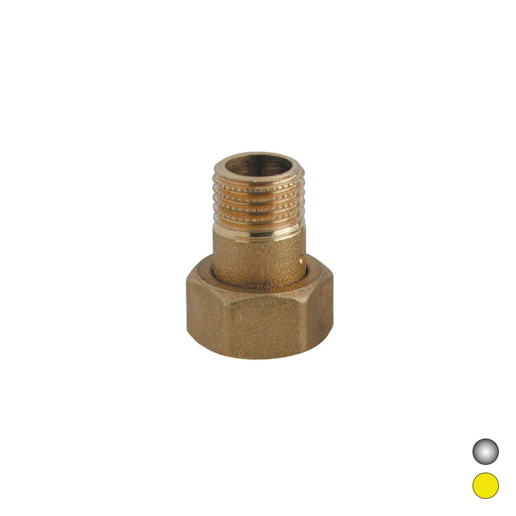 BOCCHETTONE CON O-RING E CALOTTA- 1/2 x 3/4 Cromato -CONF- FAIDF- pezzi 1