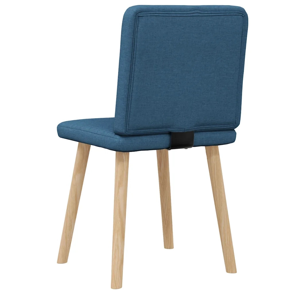 Sedie da Pranzo 2 pz Blu in Tessuto 4101152
