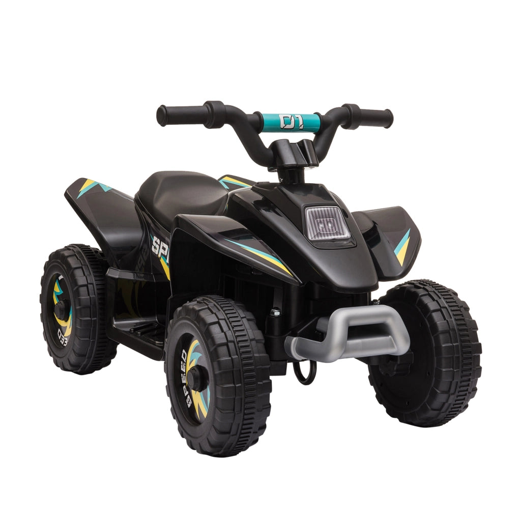 Quad Elettrico Bambini 18-36 Meses ¨C zephmum ¨C Nero 72x40x45,5 cm