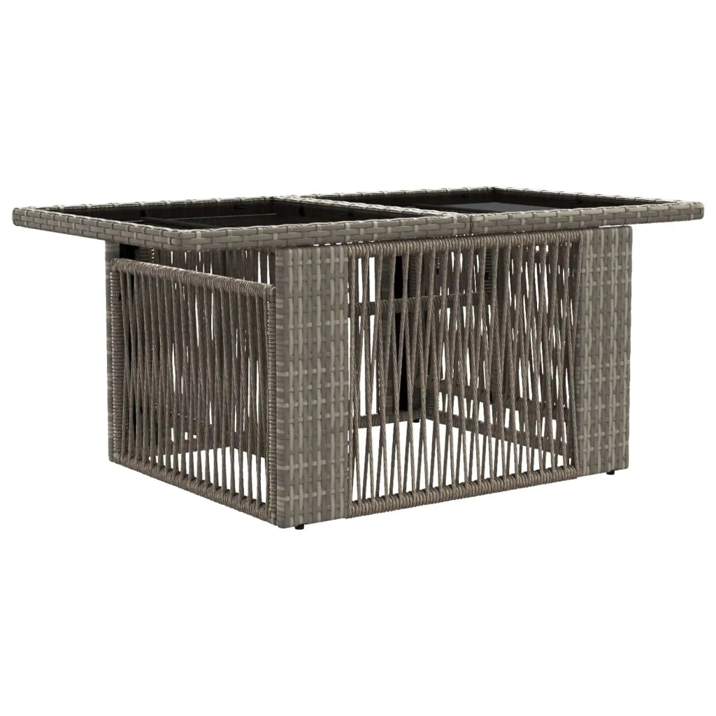 Set Divano da Giardino 8 pz Grigio polyrattan 3436499