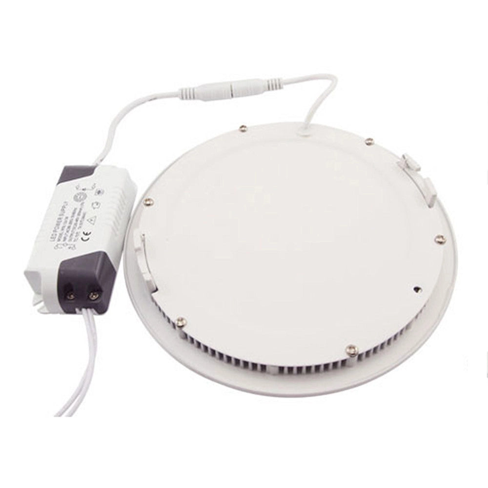 Trade Shop - Pannello Faretto Tondo O Quadrato A Led Da 6 A 25 W Ad Incasso Luce Freddo Caldo -