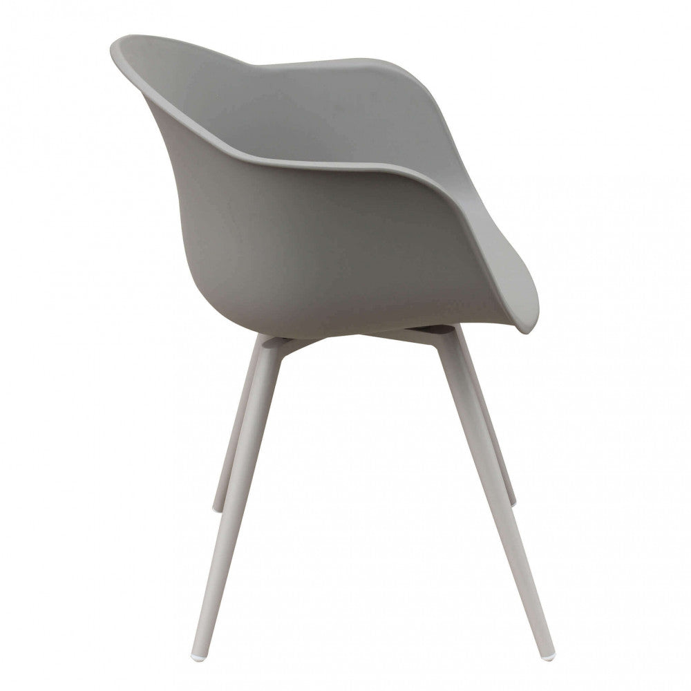 Sedia Sestriere 61x61x80 h cm in Plastica Tortora