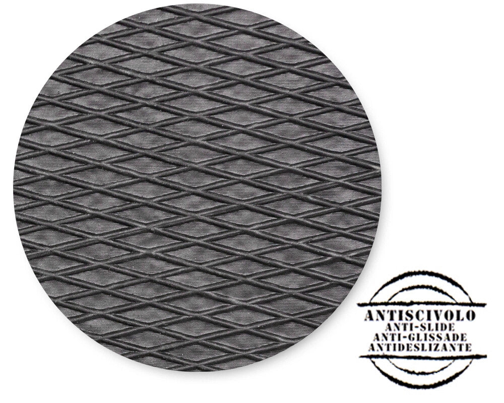 Passatoia Ingresso Moquette Asciugapassi Tinta Unita Corridoio Marciapiede 100x200 Cm Grigio