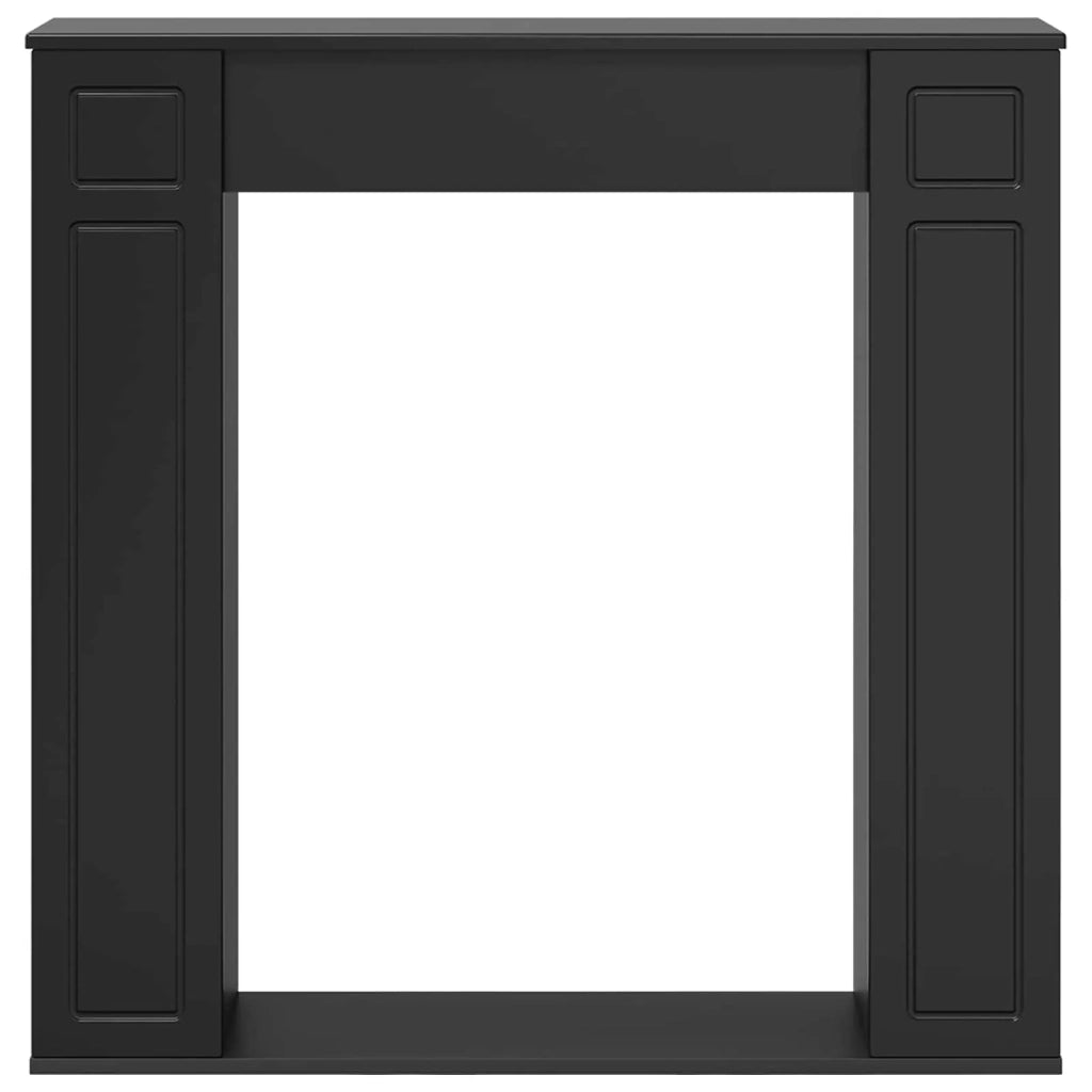 Cornice per camino Nero 100 x 20 x 100 cm Legno ingegnerizzato 8006616