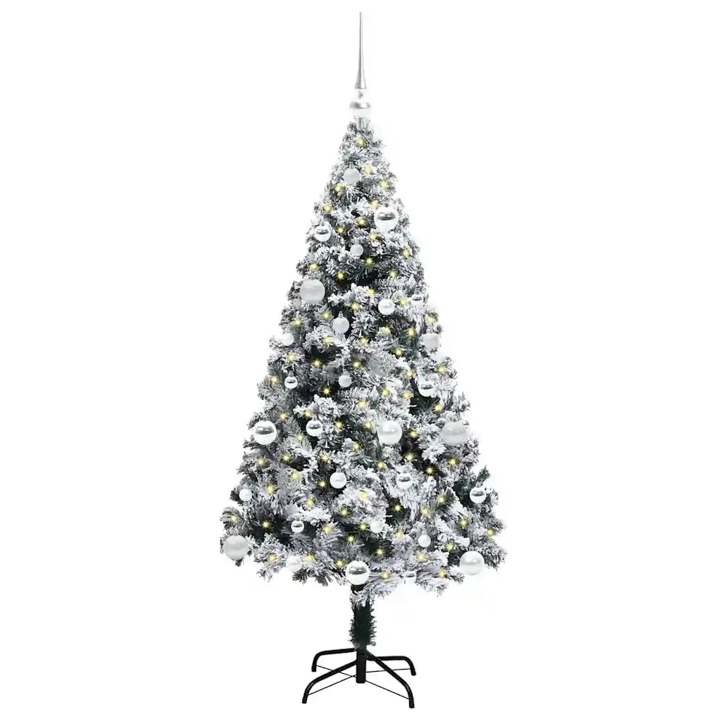 Albero di Natale artificiale con 150 LED Bianco 150 cm 3396954