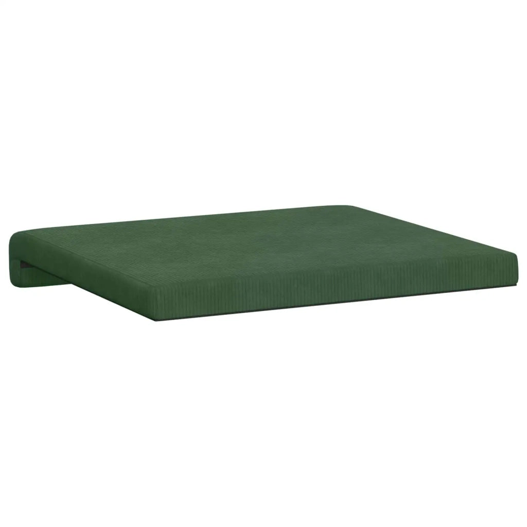 Cuscino per panchina 2 pcs corduroy Verde Scuro 42043063