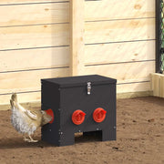 Feeder per pollo Nero 40,5 x 25 x 38 cm 874651