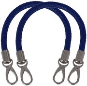 Manubri in PU-cuoio - Stile e sostenibile - 1 pezzo - Nero