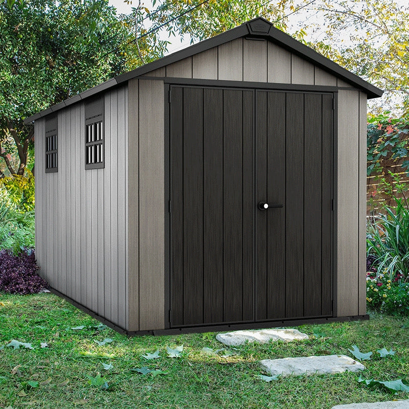 Casetta in resina OAKLAND BROSSIUMÂ® 7513 - 10mÂ² - Grigio