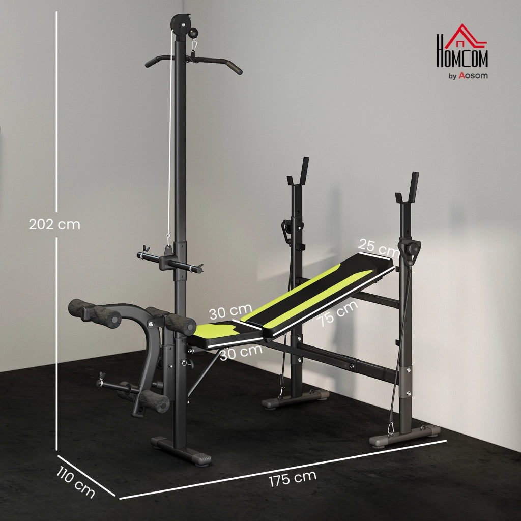 Panche multifunzione per allenamento ¨C zephmum ¨C nero e giallo