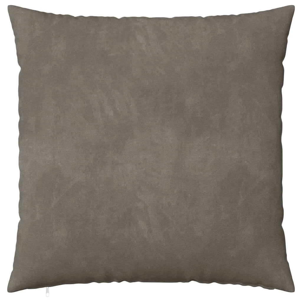 Federa 6 pcs HEERLEN Grigio Chiaro 65 x 65 cm Velluto 912876