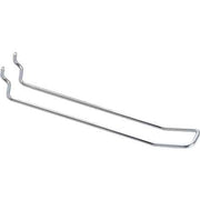 GANCIO PER PANNELLO FORATO TIPO 'DOPPIO' 20 cm - 50 pezzi