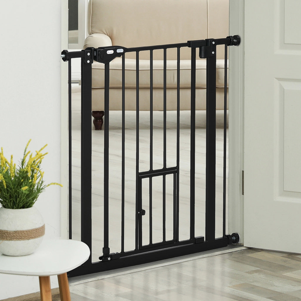 Cancelletto Estensibile per Cani ¨C Minimal ¨C Nero 68x76.2 cm