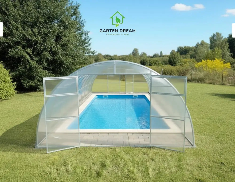 Copertura per Piscina Garten Dream SIGMA 4x6 m con Policarbonato 4 mm