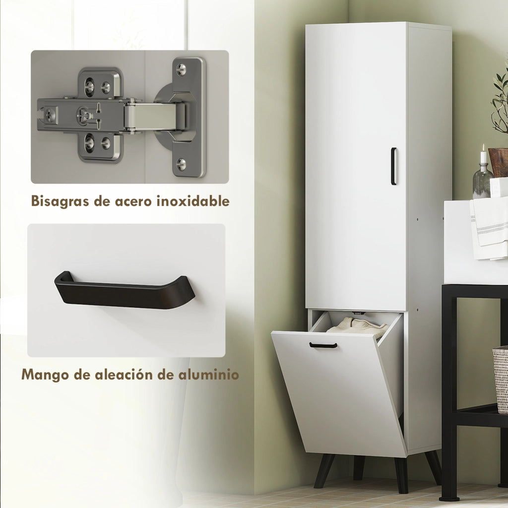 Armadio Bagno ¨C Minimal ¨C Bianco 35x31,5x144 cm