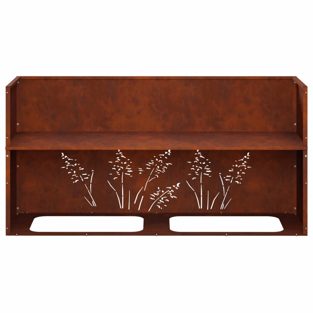 Vaso da giardino Ruggine 100 x 30 x 49 cm Acciaio Corten 8005874