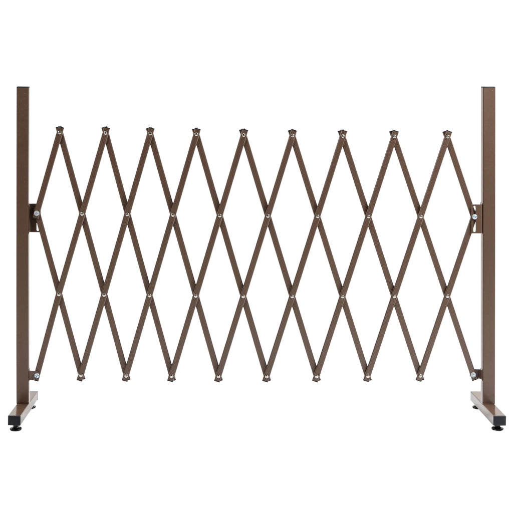 Barriera di Sicurezza Estensibile ¨C zephmum ¨C Colore Cioccolato 250x31x104 cm