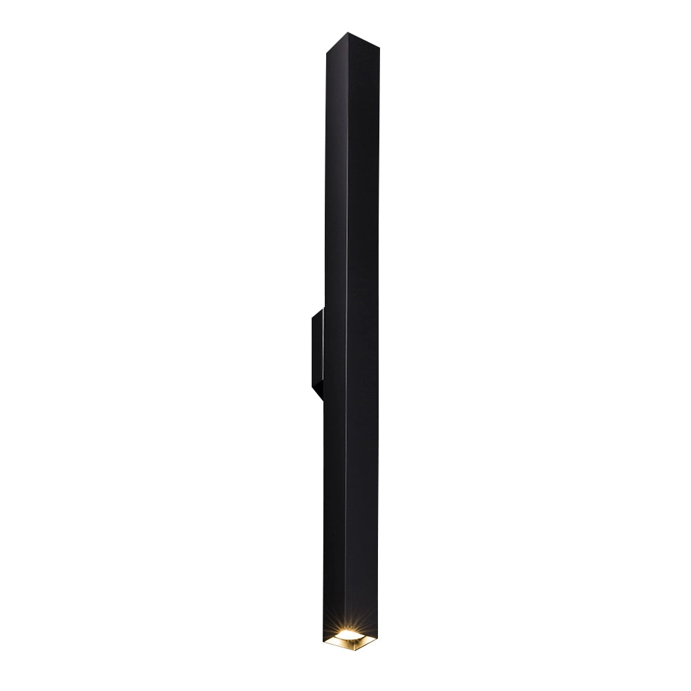 Applique bagno minimal nera up/down Doha 2xGU10 Shilo