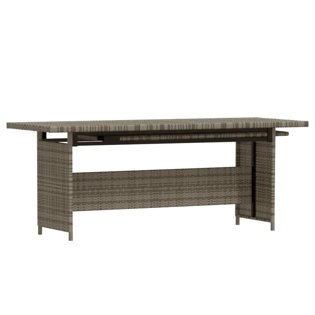 Set Divani da Giardino 6 pz con Cuscini in Polyrattan Grigio 3098169