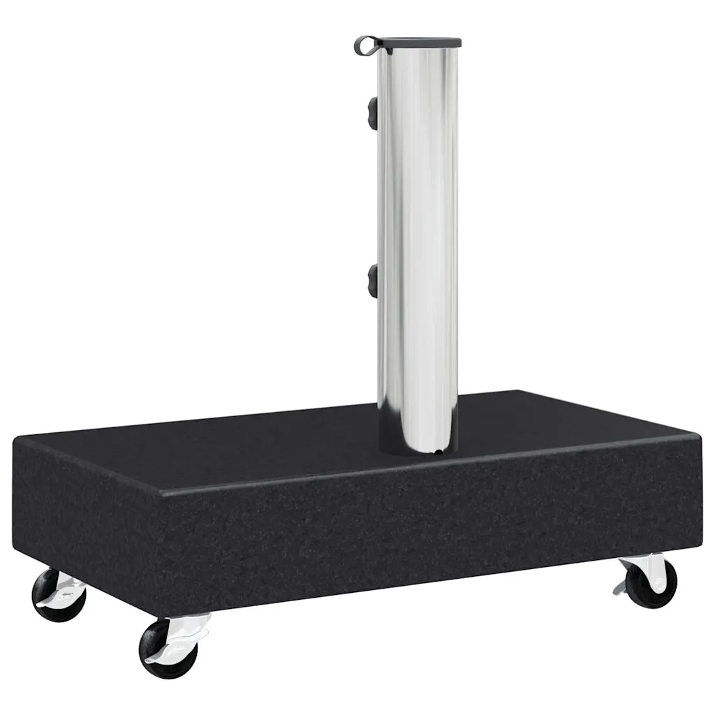 Base per Ombrellone Nera 45x25x8,3 cm in Granito 313667