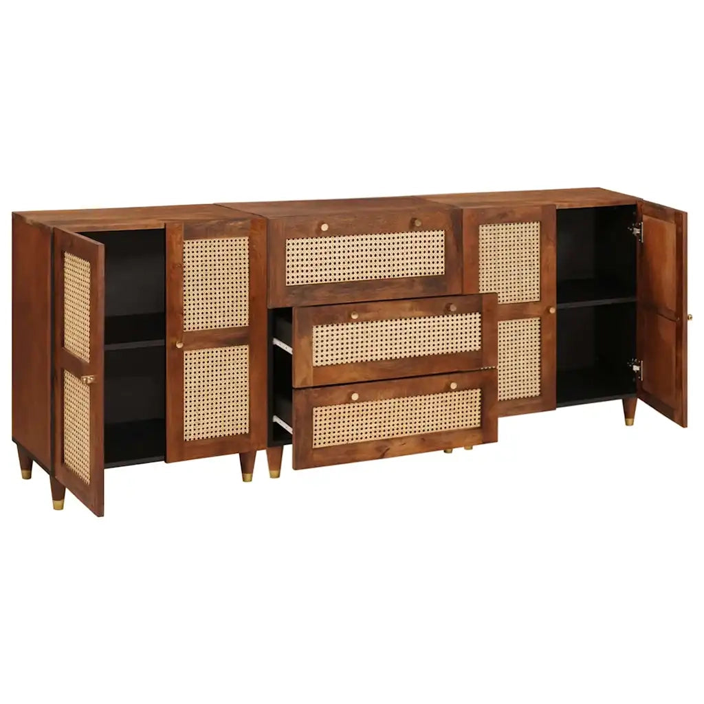Set di Credenze 3 pcs Marrone 180 x 33 x 75 cm 3310170