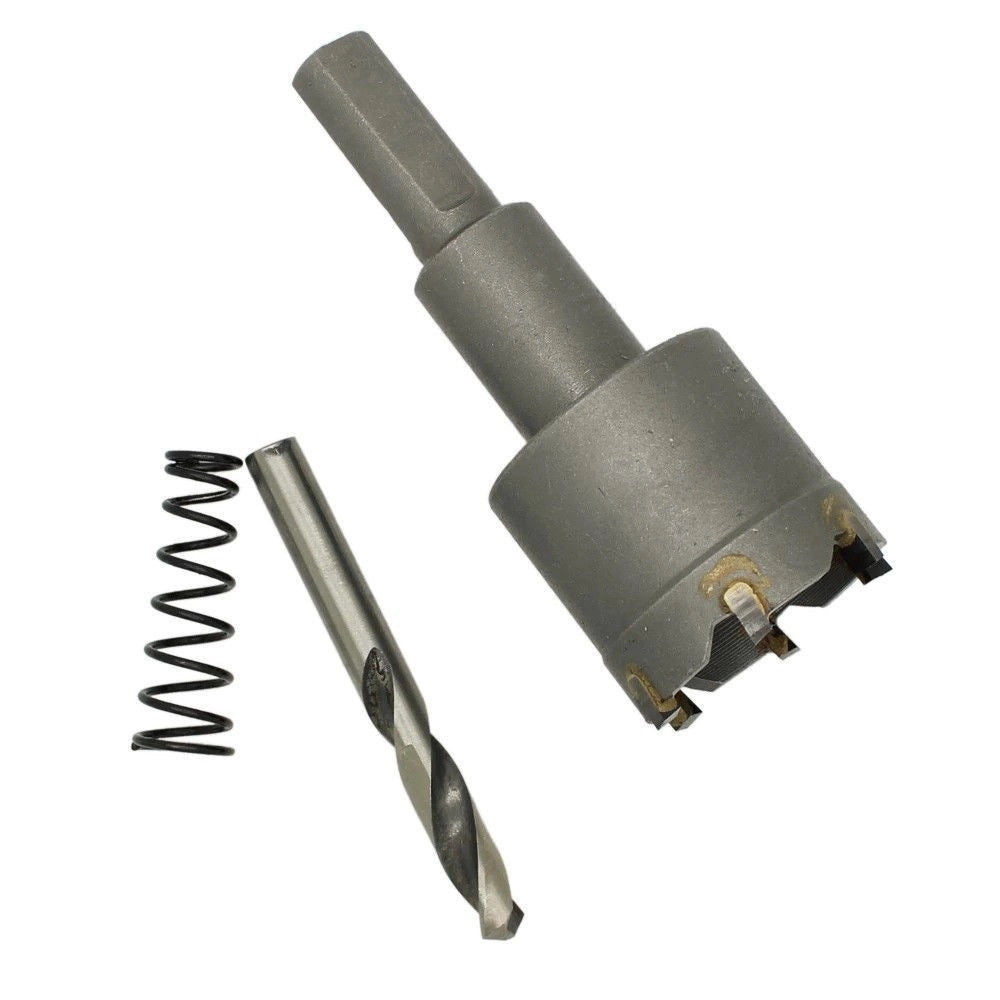 Trade Shop - Fresa A Tazza Con Punta Per Trapano Muro Metallo Legno Acciaio Da 20 A 80mm -       65 Mm