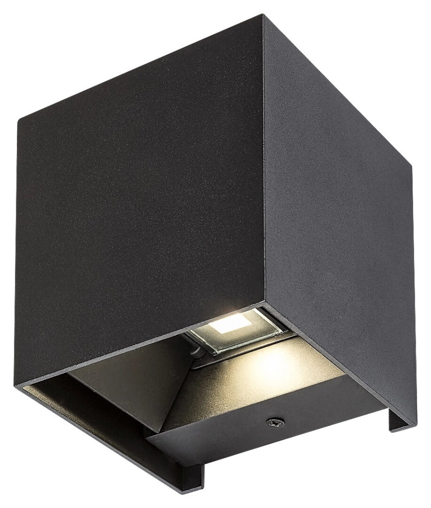 Applique esterno regolabile G9 nero opaco Solin Rabalux