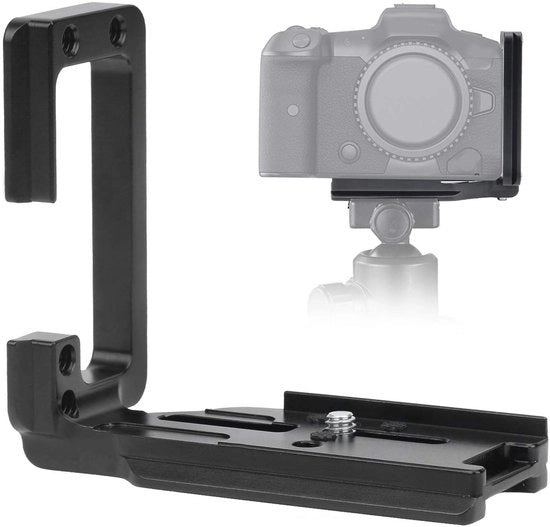 Piastra di scambio L ad alta velocità - Alloggio in lega di alluminio CNC - Piastra antiscivolo - Leggera - Portatile - Connetti rapidamente - Stativo per fotocamera