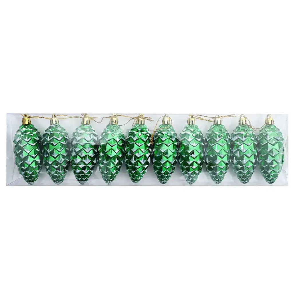 Palla di pino di Natale 40 pcs Verde Plastica 42018896