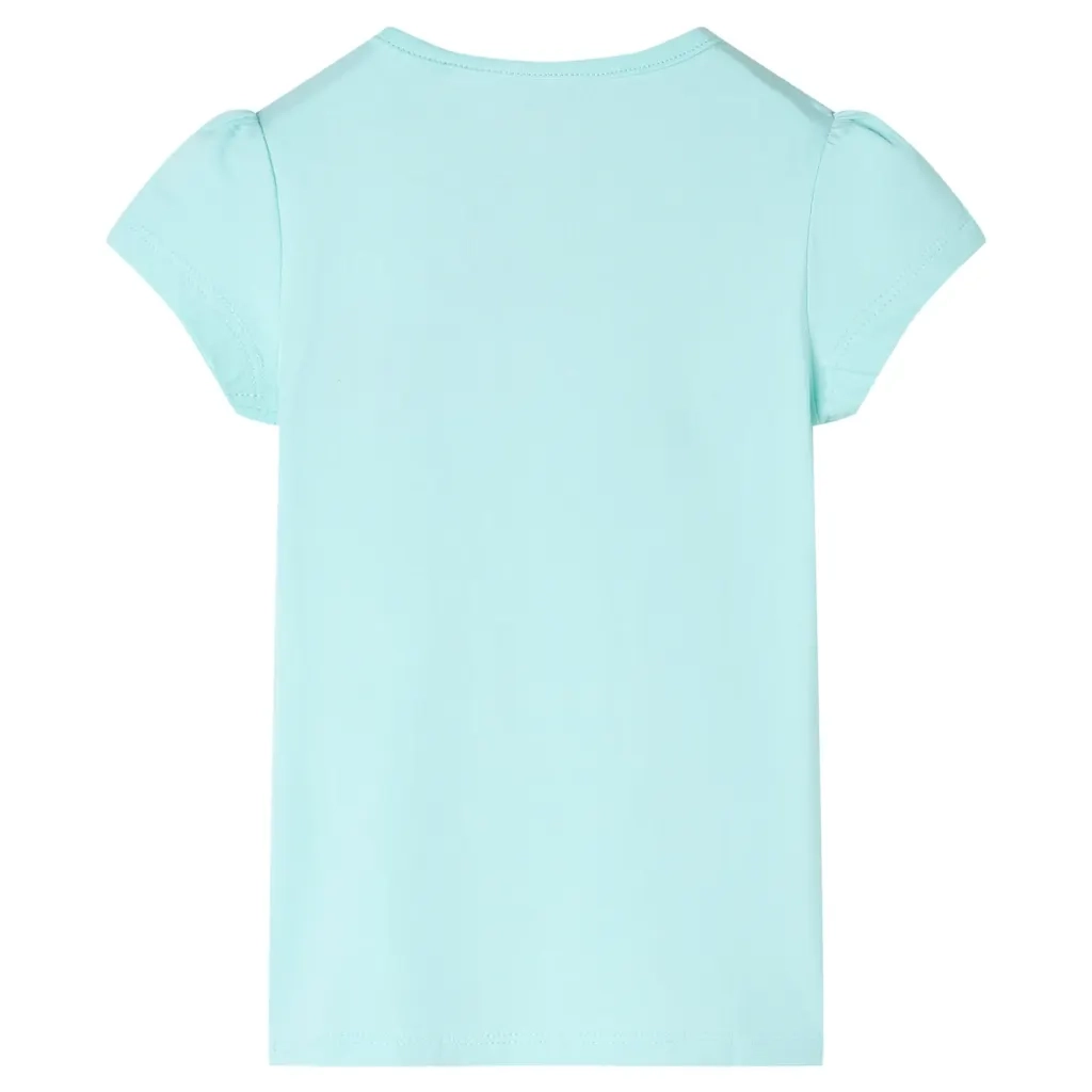 Maglietta da Bambina Acqua Chiaro 128
